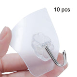 1/5/10 Pcs Strong Home Kitchen Hooks Transparent Suction Cup Sucker Wall Hooks Hanger For Kitchen Bathroom Wholesale Price