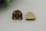 3x3cm Metal Handbag Clasp Turn Lock Buckle Bag Accessories Twist Lock for DIY Bag Purse Hardware Closure New 4 Color