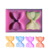 Butterfly Bow 1 pc Cake Mold Silicone Non-Stick Fondant Mold Sugar Craft Mold Chocolate Candy Cake Decoration Baking Tools