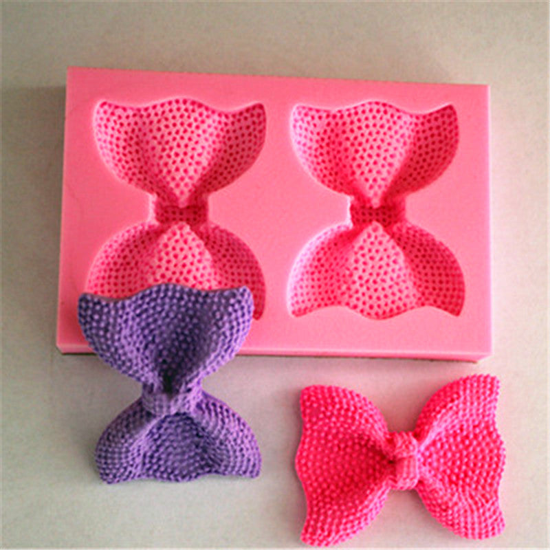 Butterfly Bow 1 pc Cake Mold Silicone Non-Stick Fondant Mold Sugar Craft Mold Chocolate Candy Cake Decoration Baking Tools