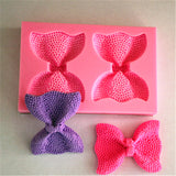 Butterfly Bow 1 pc Cake Mold Silicone Non-Stick Fondant Mold Sugar Craft Mold Chocolate Candy Cake Decoration Baking Tools