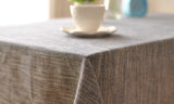 BZ308 Solid color Japanese-style striped with simple theatrical drape factory outlets table cloth fabrics Home Decoration