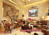 DIY Diamonds Embroidery Fairytale castle Landscape 5D Magic cube Round Diamond Painting Cross Stitch Kits Diamond Mosaic