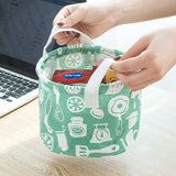 Desktop Storage Basket Cute Printing Waterproof Organizer Cotton Linen Sundries Storage Box Cabinet Underwear Storage Bag