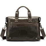 Messenger Bag men's genuine leather men shoulder bag Casual Male briefcases laptop Crossbody bags for men handbags