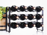 Modern Simple Superposition Wine Rack Ornaments Wine Bottle Holder Wine Cabinet Iron Creative Wine Rack More Type Can Be Choose