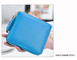 New Korean version  simple square lady wallet High-quality PU leather Short zipper purse fringed mini women's purse