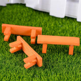 3pcs/Set Table Chair Resin Craft Micro Landscape Ornament Fairy Garden Miniature Terrarium Figurine Christmas Decoration