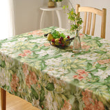 BZ312 Thick cotton table cloth fresh leaf flower fashion home hotel drape factory outlets American country style