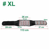 Tcare Adjustable Waist Tourmaline Self heating Magnetic Therapy Back Waist Support Belt Lumbar Brace Massage Band Health Care