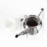 1/1.5L Durable Stainless Steel Teapot Coffee Pot Kettle With Filter Large Capacity Puer Tea Bag Green Oolong Tea Tieguanyin Cha