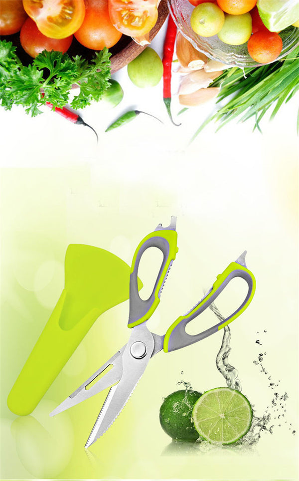 kitchen scissors knife for fish chicken household stainless steel multifunction cutter shears cooking tools
