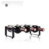Modern Simple Superposition Wine Rack Ornaments Wine Bottle Holder Wine Cabinet Iron Creative Wine Rack More Type Can Be Choose