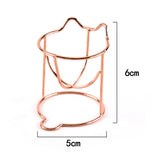 High Quality Makeup Puff Rack Drying Hanger Beauty Makeup Powder Puff Blender Storage Rack Sponge Drying Stand Holder