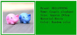 XBJ087 Mini 3pcs Couple elephant Bottle decoration supplies moss micro landscape deco  Garden deco Creative handicrafts