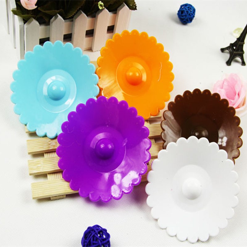 Cute 10.5cm Anti-dust Silicone Cup Cover Silicone Lovely Bowknot Cup Cover Coffee Suction Seal Lid Cap Secondary image