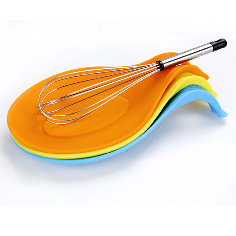 1Pc High Temperature Resistance Silicone Spoon Insulation Mat Placemat Drink Glass Coaster Tray Hot Sal Main image