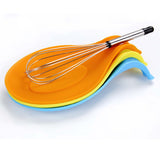 1Pc High Temperature Resistance Silicone Spoon Insulation Mat Placemat Drink Glass Coaster Tray Hot Sal