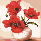 HELLOYOUNG Digital Painting DIY Handpainted Oil Painting Vase by numbers oil paintings chinese scroll paintings picture drawing