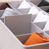 Multi-size Underwear Organizer Storage Can Adjust The Partition Drawer Closet Organizers Boxes For Bras Briefs Socks Ties Scarfs