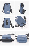 Waterproof Men Shoulder Bag Oxford Crossbody Bags Mini Back Pack Usb Kids Wallet Messenger Bag Men Small Travel Pouch
