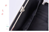 Tide leaf new long section of lychee pattern ladies wallet Korean casual lunch box clutch ladies' leather handbag purse