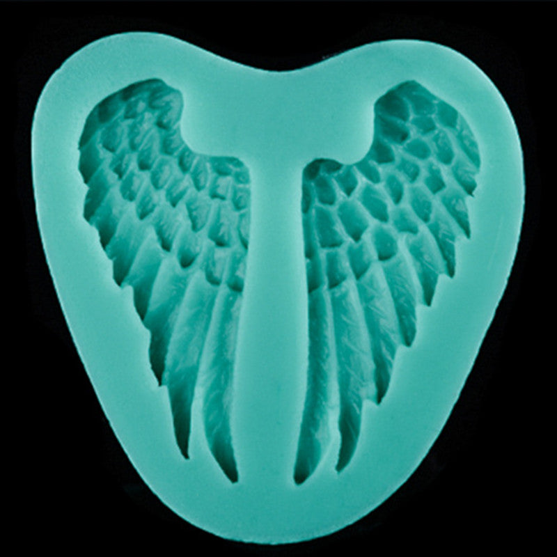 Silicone Cake Mold Birthday Cake Decorating Angel Wings Bakeware Fondant Baking Chocolate Soap Mold