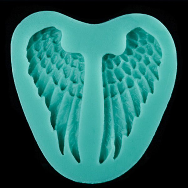 Silicone Cake Mold Birthday Cake Decorating Angel Wings Bakeware Fondant Baking Chocolate Soap Mold
