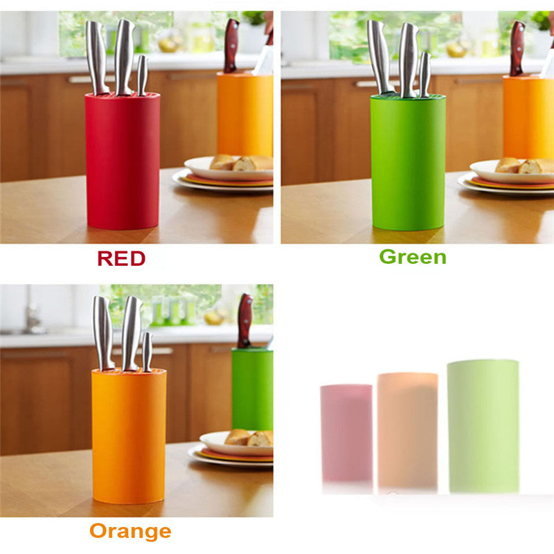 Tool holder multifunctional plastic tool holder knife block knife stand sooktops tube shelf chromophous kitchen accessories