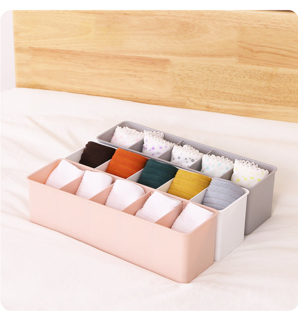 Multi-size Underwear Organizer Storage Can Adjust The Partition Drawer Closet Organizers Boxes For Bras Briefs Socks Ties Scarfs