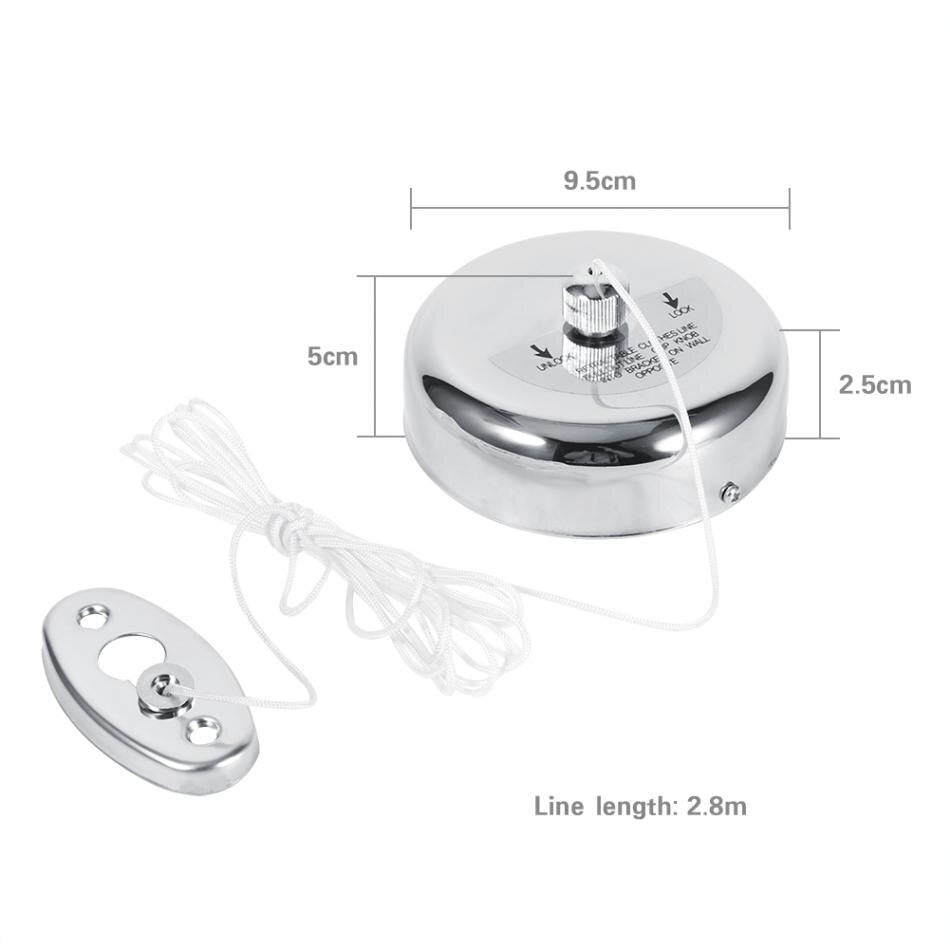 Portable Stainless Steel Retractable Clothesline Indoor Outdoor Laundry Hanger Clothes Dryer Organiser Clothes Drying Rack Rope Main image