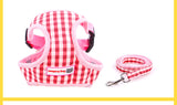 Adjustable Soft Breathable summer pet Dog Harness Vest and leash for small Dog Collar Cat Pet Dogs Leash running Chest Strap