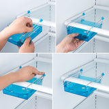 Creative Refrigerator Storage Box Fresh Spacer Layer Storage Rack Drawer Fresh Spacer Sort Kitchen Tool 16.5x15cm