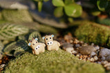 XBJ089 Mini 10pcs Cow dolls Bottle decoration supplies moss micro landscape deco  Garden deco Creative handicrafts