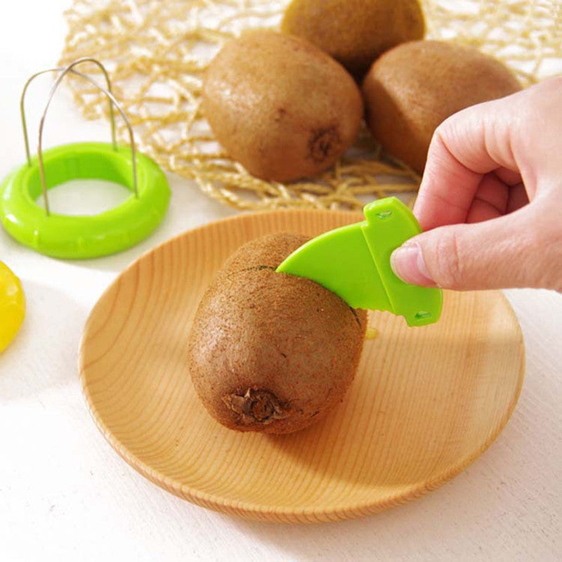 Mini Fruit Cutter Peeler Slicer Kitchen Gadgets Tools For Pitaya Green Kiwi New, Kiwi Peeler Fruit Paring Knife Zester Secondary image