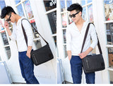 Canvas Leather Crossbody Bag Men Military Army Vintage Bags Shoulder Bag Casual Travel school Bags For Teenagers sac a dos bolsa