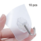 1/5/10 Pcs Strong Home Kitchen Hooks Transparent Suction Cup Sucker Wall Hooks Hanger For Kitchen Bathroom Wholesale Price