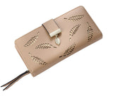 Women Wallet Leather Card Coin Holder Money Clip Long Phone Clutch Photo High Quality Photo Fashion Cash Pocket Female Purse