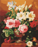 Colorful flowers Digital Painting picture drawing Painting by numbers flower oil paintings chinese scroll paintings Home Decor