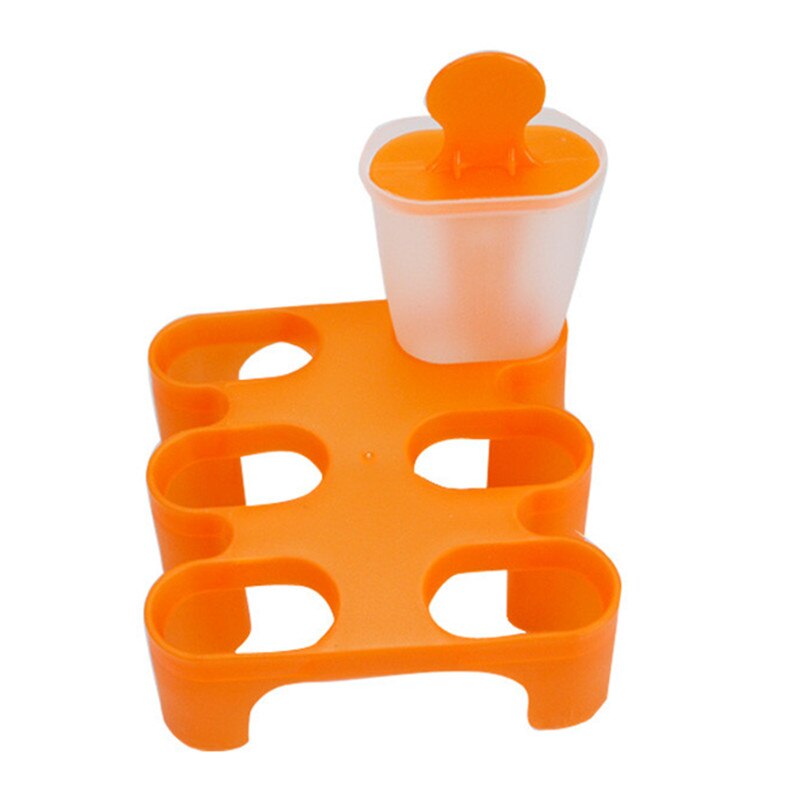 Cooking tools 6 Cell Ice Cream Tools Pop Mold Popsicle molds ice Maker Lolly Mould Tray Pan Kitchen DIY
