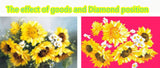DIY Partial 5D Diamond Embroidery The Sunflower Round Diamond Painting Cross Stitch Kits Diamond Mosaic Home Decoration