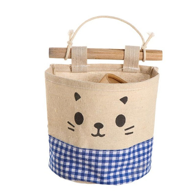Wall Door Closet Hanging Storage Bag Organizer Wall Mount/Over The Door Magazine Storage Pockets