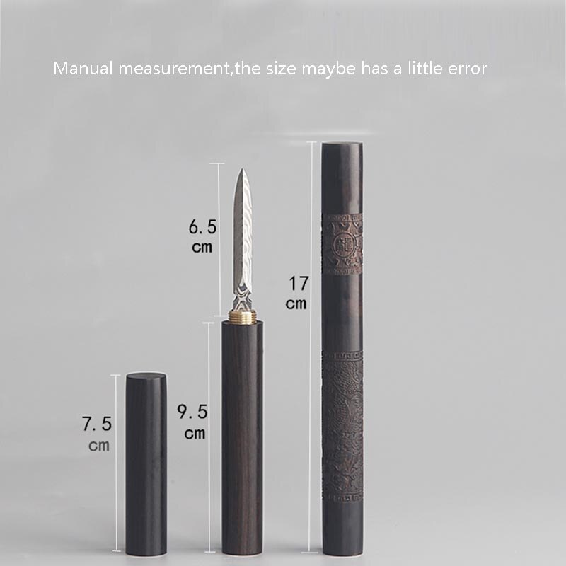 Creative Pure Stainless Steel Tea Knife Office Tea Ceremony Accessories Pattern Vintage Big Needles Cutter Puer Tea Pry Tools Main image