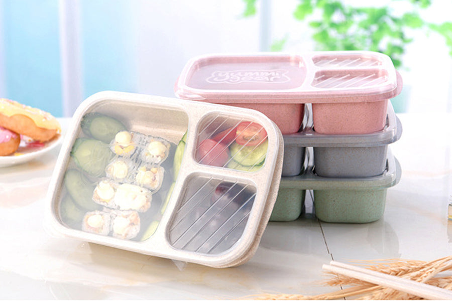 New Natural Material Lunch Bento Box Food Heated Thermos Container For Children Adults Kid Kitchen Dining Tools