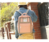 Women Canvas Backpacks Candy Color Waterproof School Bags for Teenagers Girls Patchwork Backpack New Female Mochila escolar