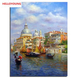 Gold Coast DIY Handpainted Oil Painting Digital Painting by numbers oil paintings chinese scroll paintings Home Decoration