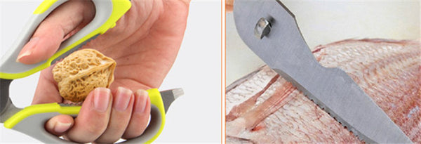 kitchen scissors knife for fish chicken household stainless steel multifunction cutter shears cooking tools