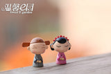 2pcs/lot Couple dolls Bride and groom Wedding decorations Micro landscape ornaments Chinese style creative ornaments Crafts