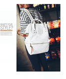 Fashion Women's Leather Backpack Anti Theft Laptop Backpack  Schoolbags For Teenager Girls Mochila Rucksack Women sac a dos