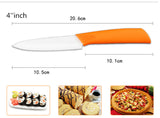 brand high quality kitchen knife ceramic knife set 3" 4" 5" 6" inch + peeler + Transparent Acrylic Stand kitchen
